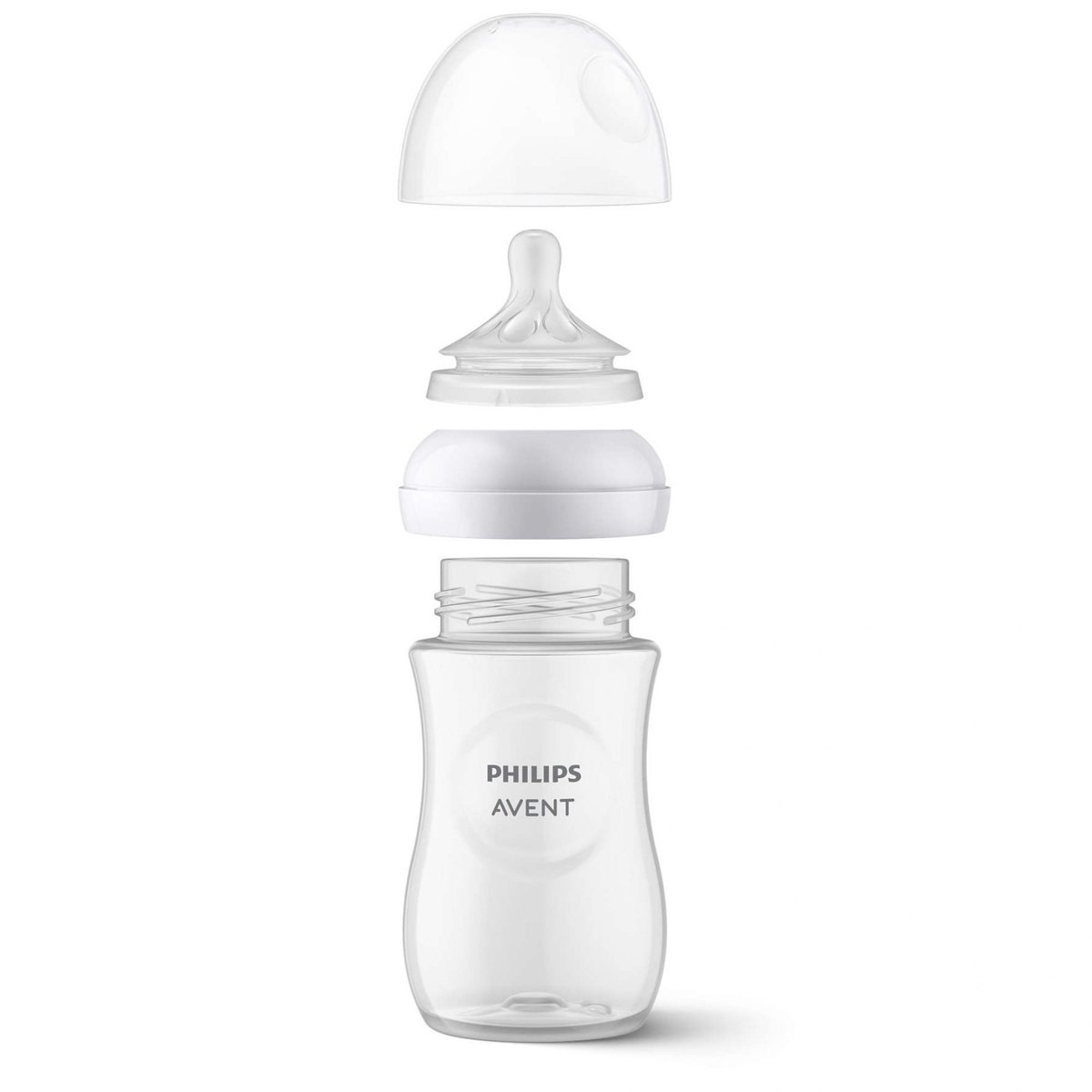 Coffret 8 biberons + 1 sucette + 1 goupillon blanc, PHILIPS AVENT