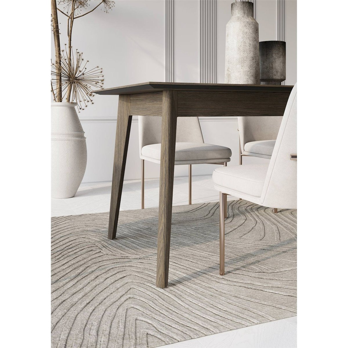 Table extensible rectangulaire collection PLOT chêne, RECOLLECTION