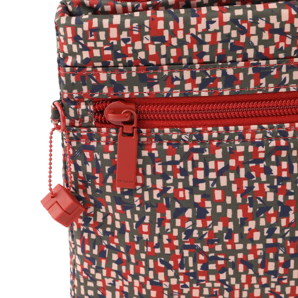 Sac bandoulière compact vertical avec protection RFID print aw25, HEDGREN