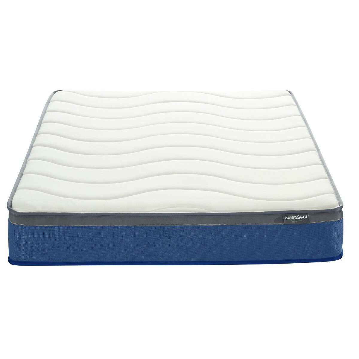 SleepSoul Nebula Orthopaedic Pocket Hybrid Mattress white/blue/grey, SLEEPSOUL