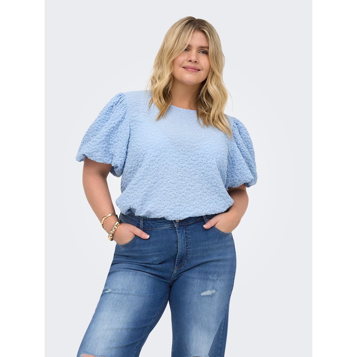 Top cashmere blue, ONLY CARMAKOMA