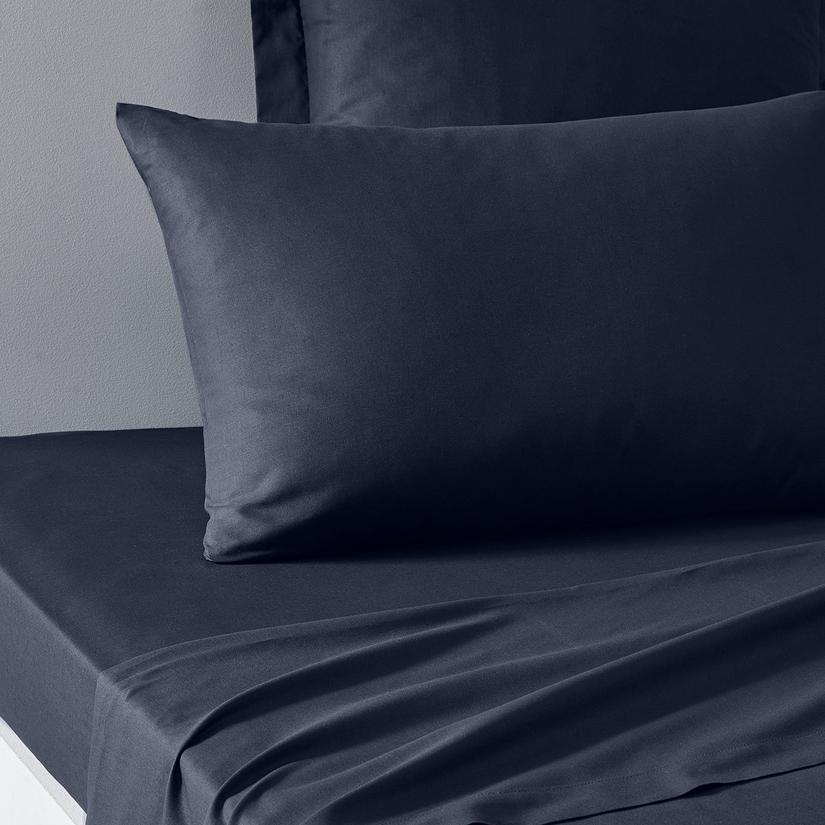 Taie d'oreiller ESSENTIAL bleu marine, TODAY