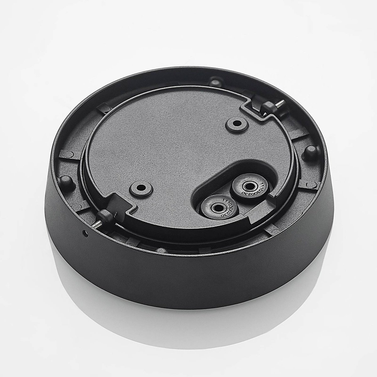 Plafonnier extérieur en aluminium moderneLED noir, LUCANDE