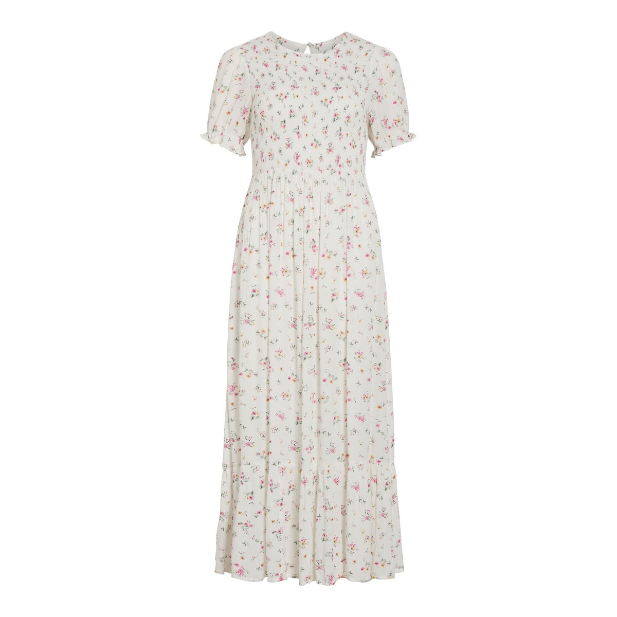 Robe Mi-Longue blanc - snow white2, VILA