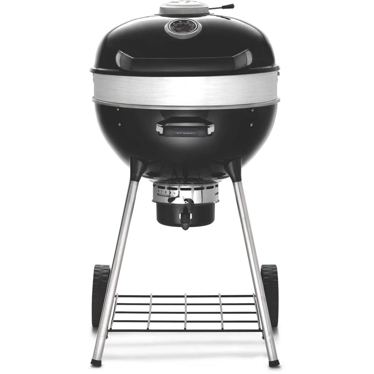 Barbecue charbon Kettle PRO noir sur pieds 57cm noir, NAPOLEON