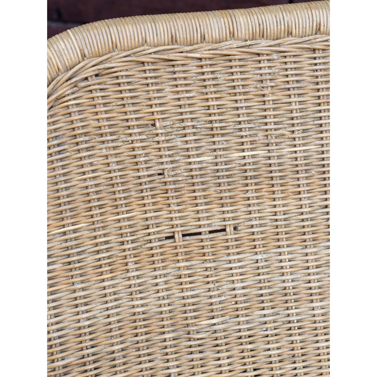 Rocking-chair vintage en rotin Alibert N°102 - Bon état naturel, DEBONGOUT