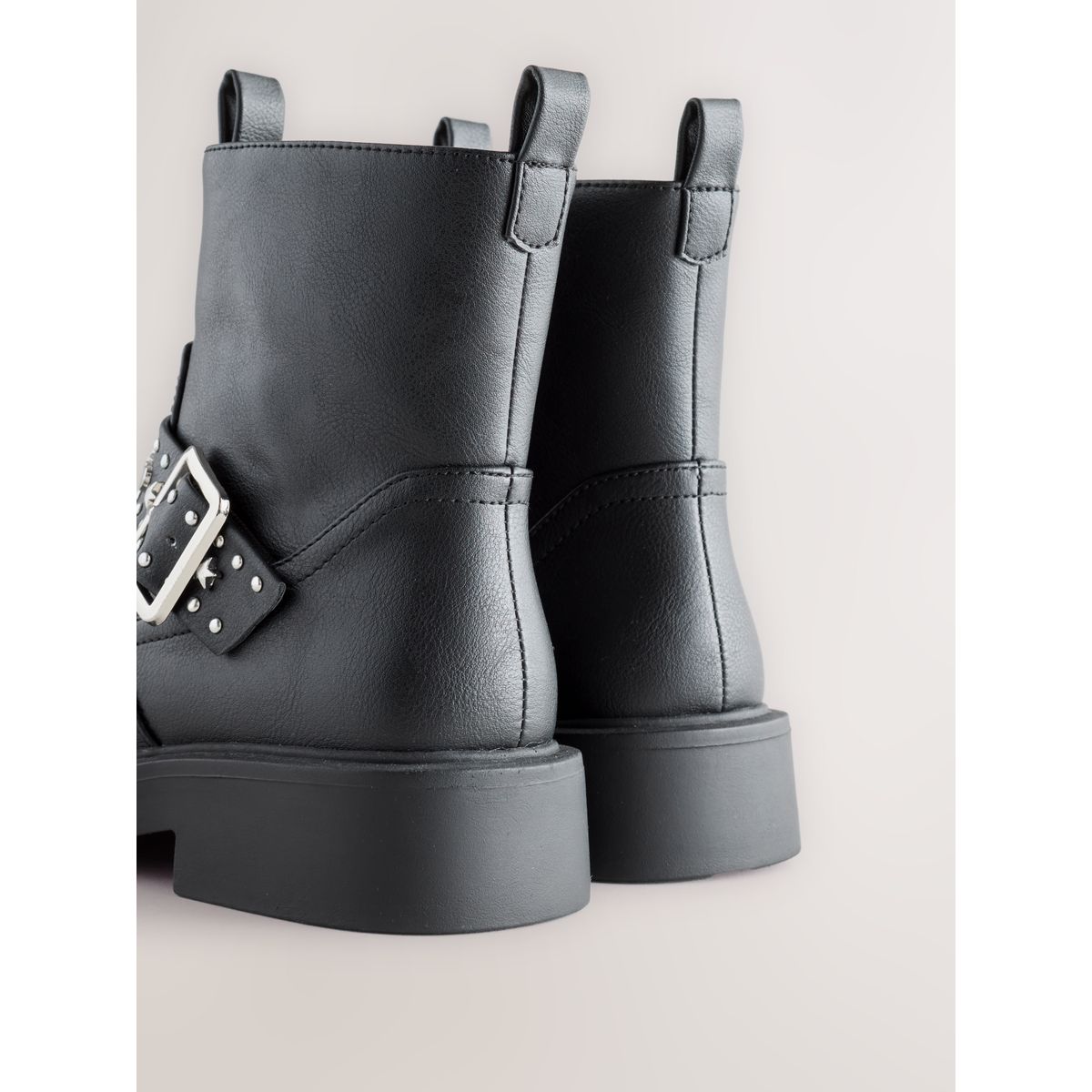 Bottes de motard cloutées noir, NEXT