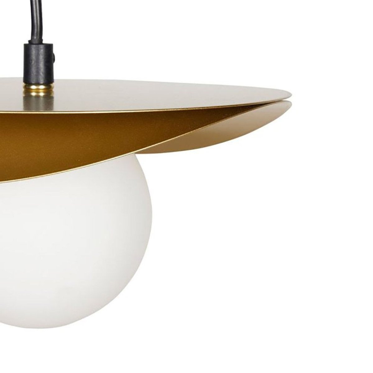 Suspension métal verre Demoiselle D22 blanc, DECORATIE