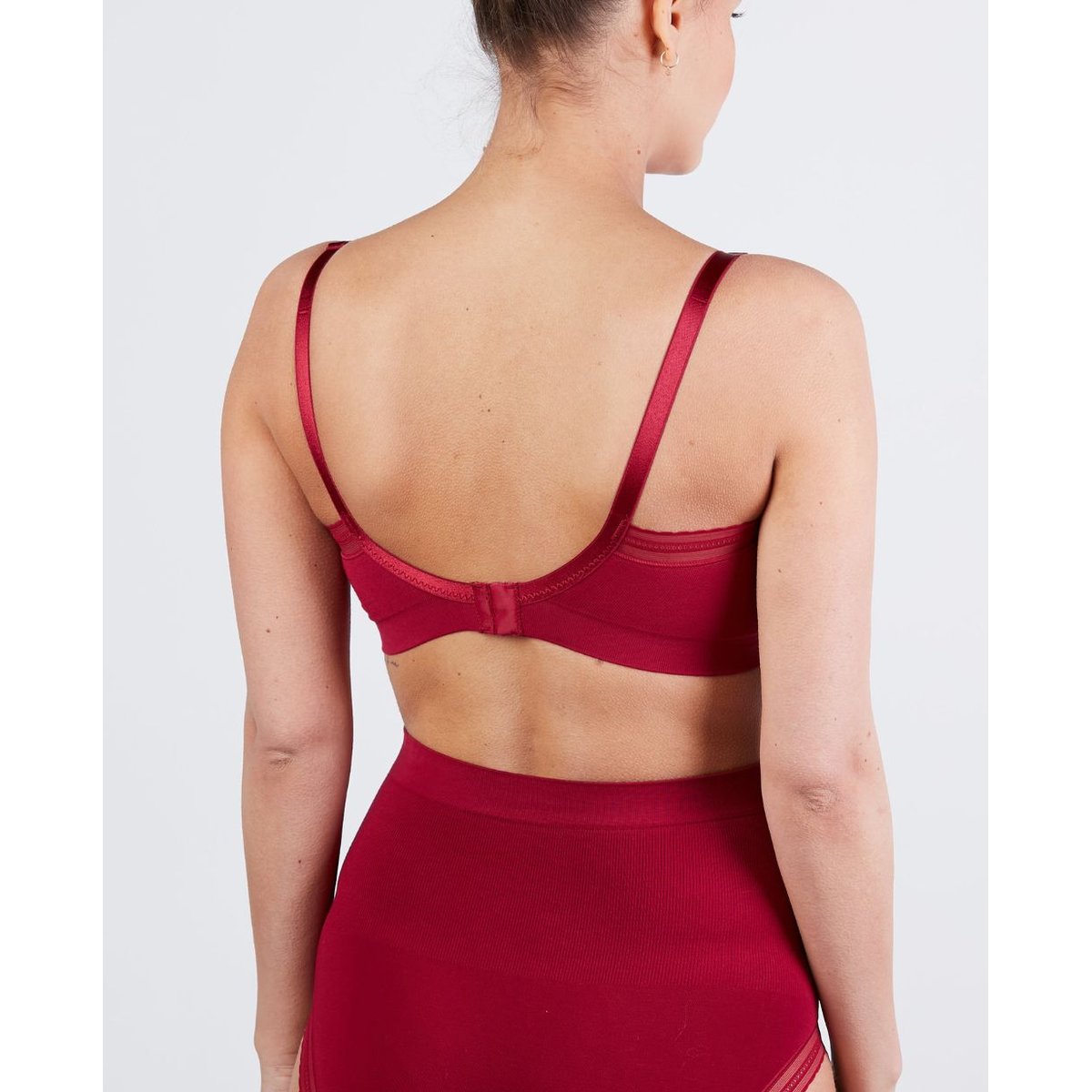 Brassière de grossesse et d'allaitement Milk bordeaux, CACHE COEUR
