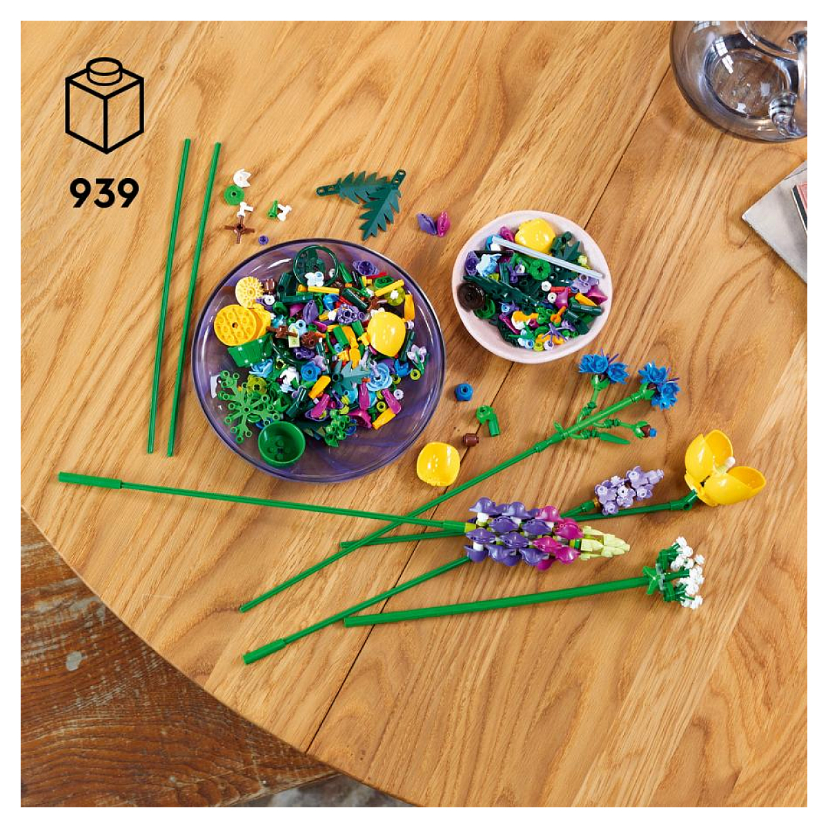 LEGO Icons - Bouquet de Fleurs Sauvages - 10313 : Créez votre propre chef-d'œuvre floral multicolore, LEGO
