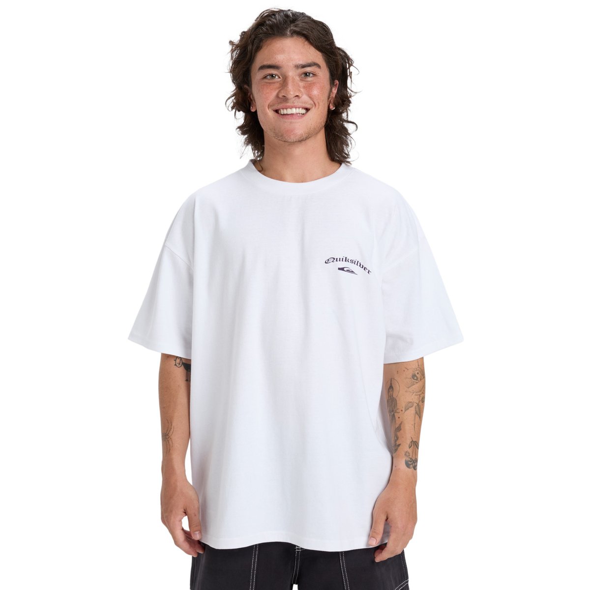T-shirt à manches courtes STRETCH TRIBAL blanc white, QUIKSILVER