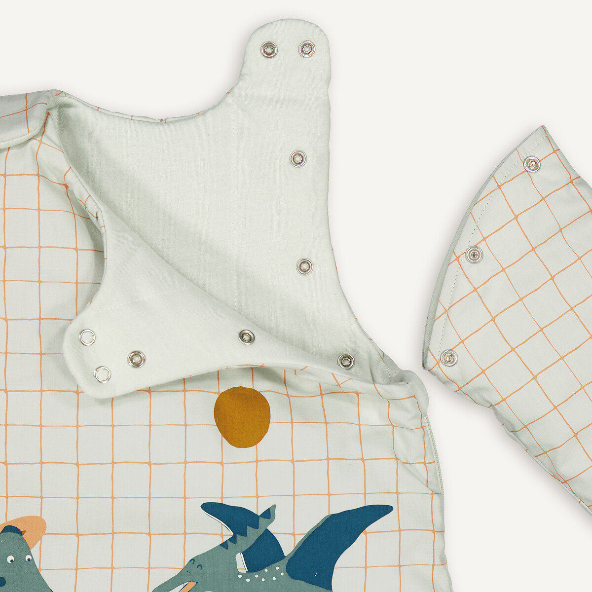 Gigoteuse hiver percale de coton, Little Dino imprimé, LA REDOUTE INTERIEURS