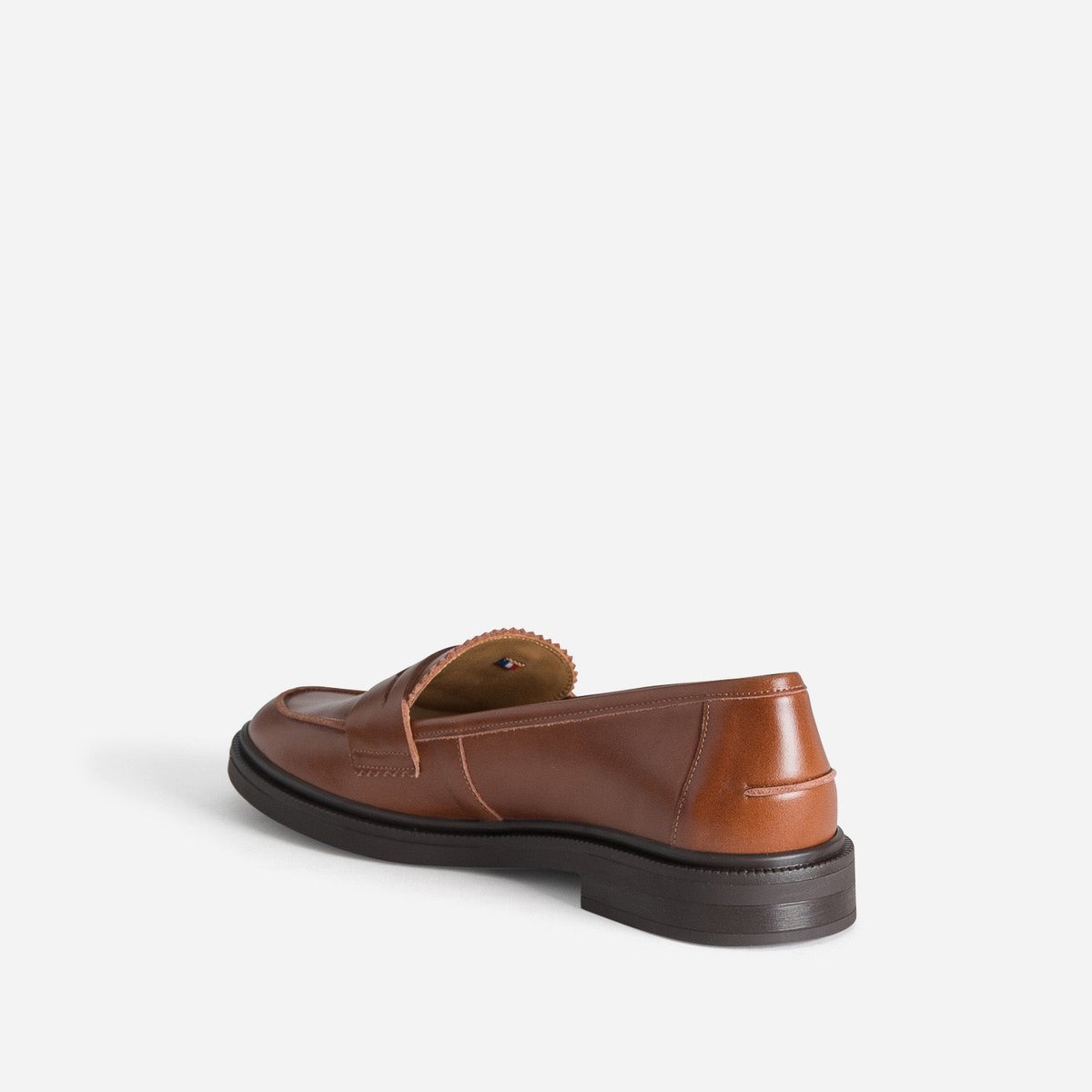 Mocassin en cuir LOUIZA cognac, ERAM