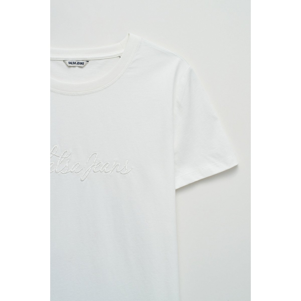 T-SHIRT AVEC BRANDING rose, SALSA JEANS