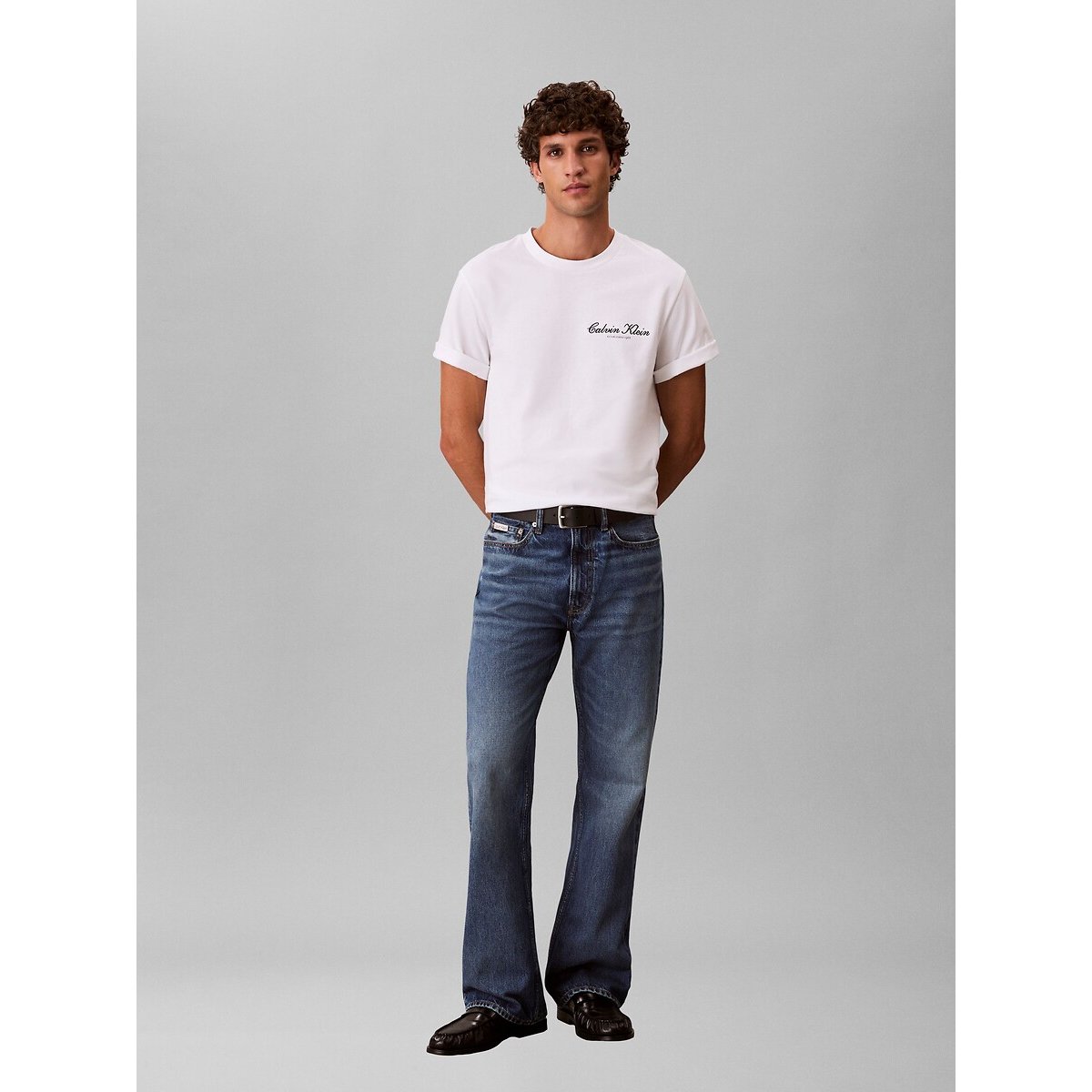 T-shirt manches courtes graphic blanc, CALVIN KLEIN JEANS
