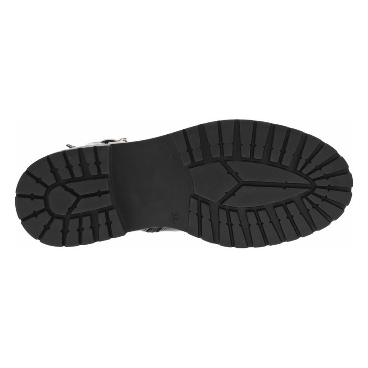 Bottines en cuir noires à talon décroché bas avec fermeture zippée noires, MJUS
