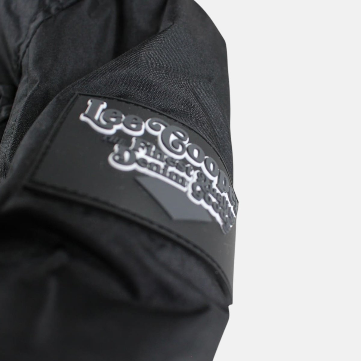 Parka à capuche bordée de fourrure d'imitation, coupe droite et fermeture zippée WINTRY noir, LEE COOPER
