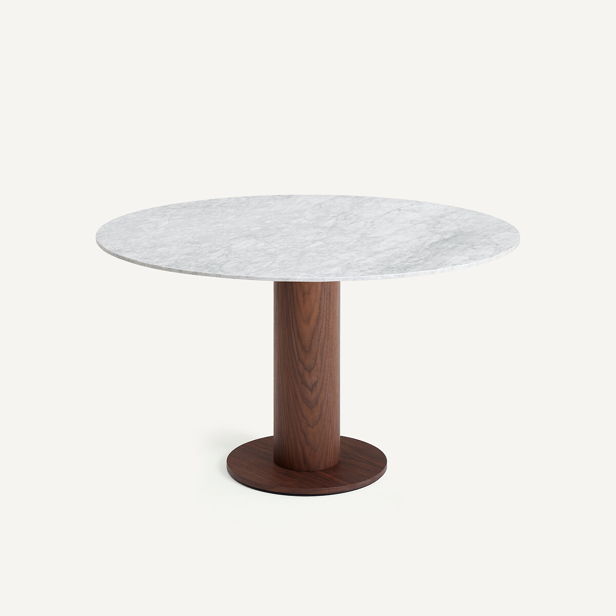 Plateau de table, en marbre, diamètre 120 cm, TIRONDO marbre blanc, AM.PM