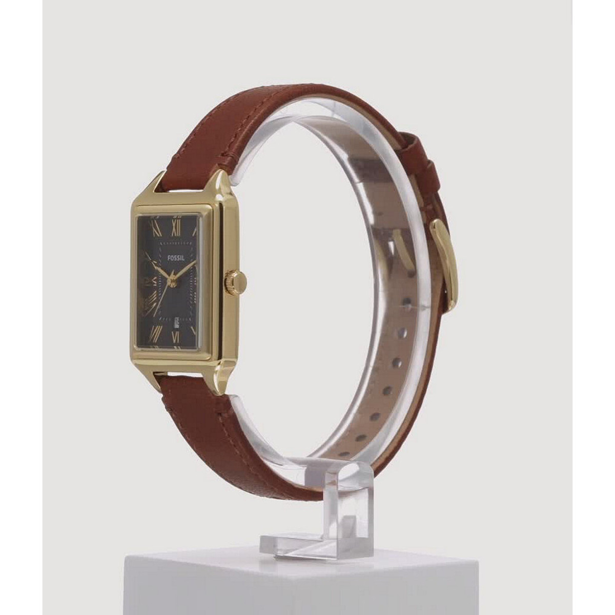 Montre Analogique RAQUEL doré gris marron, FOSSIL