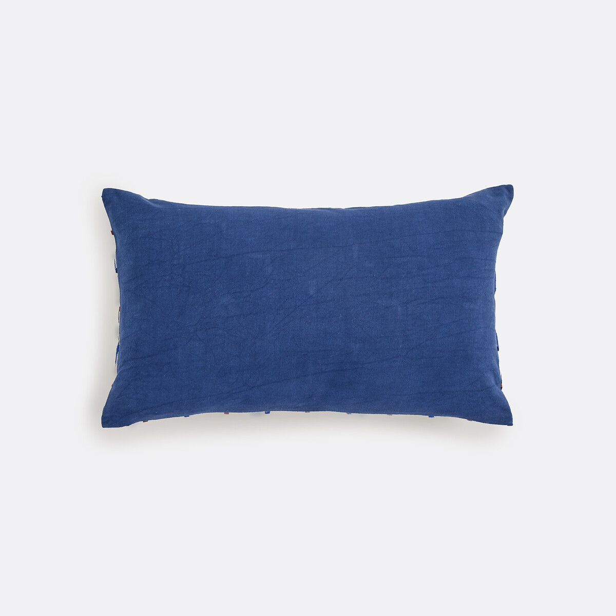 Housse de coussin 30x50 cm, coton, Milford bleu blanc, LA REDOUTE INTERIEURS
