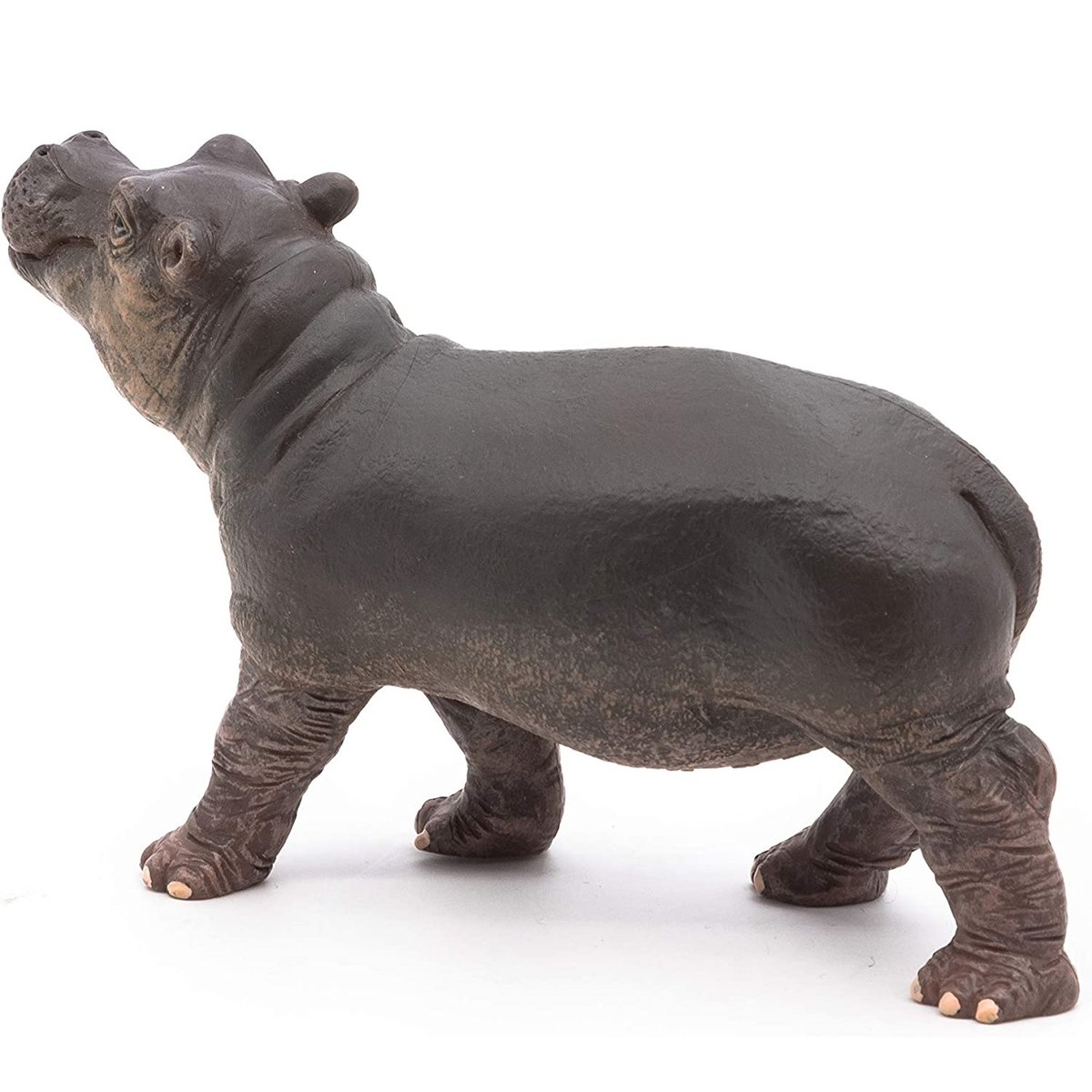 Figurine Bébé hippopotame gris, PAPO