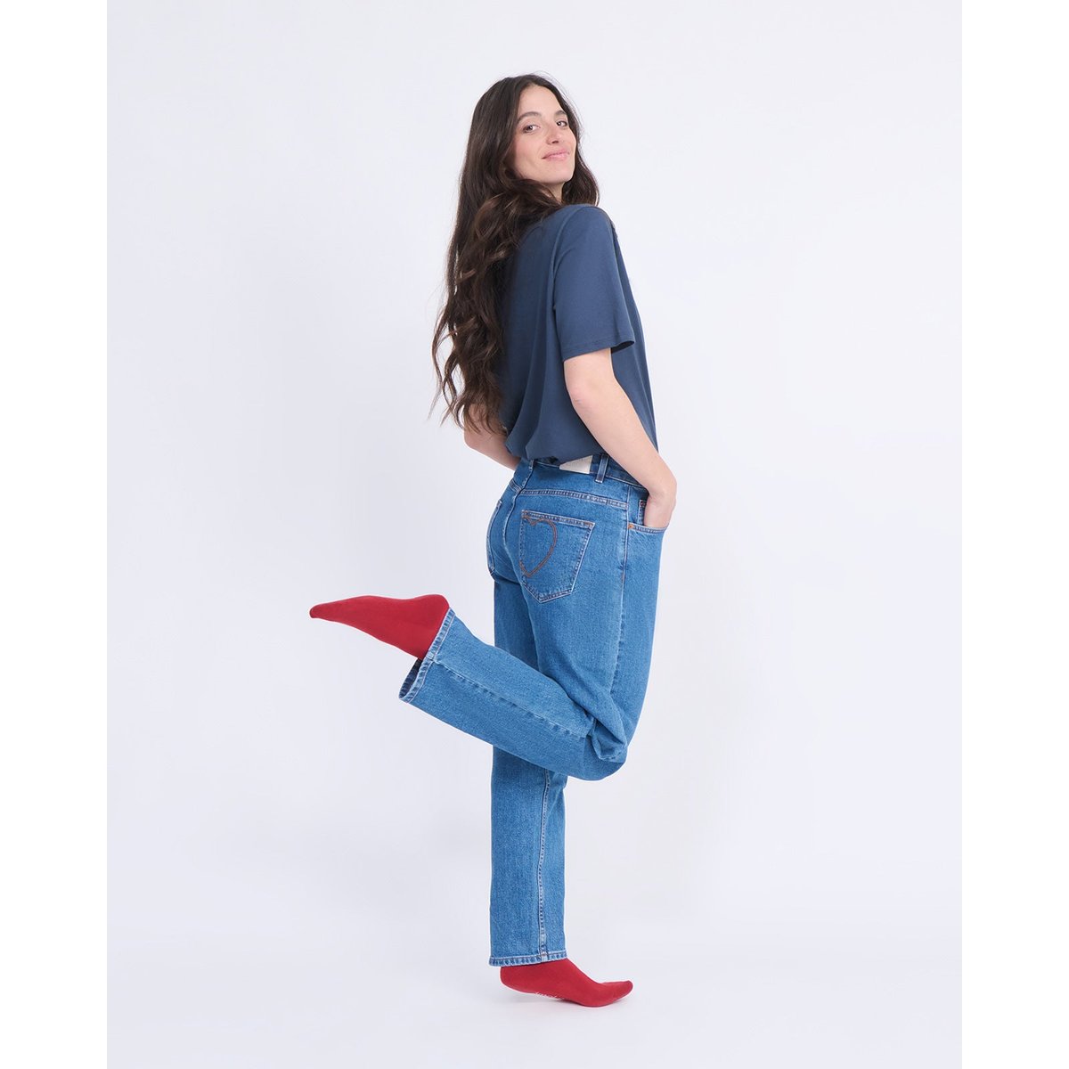 Chaussettes L'amour est déclaré rouge, EMOI EMOI
