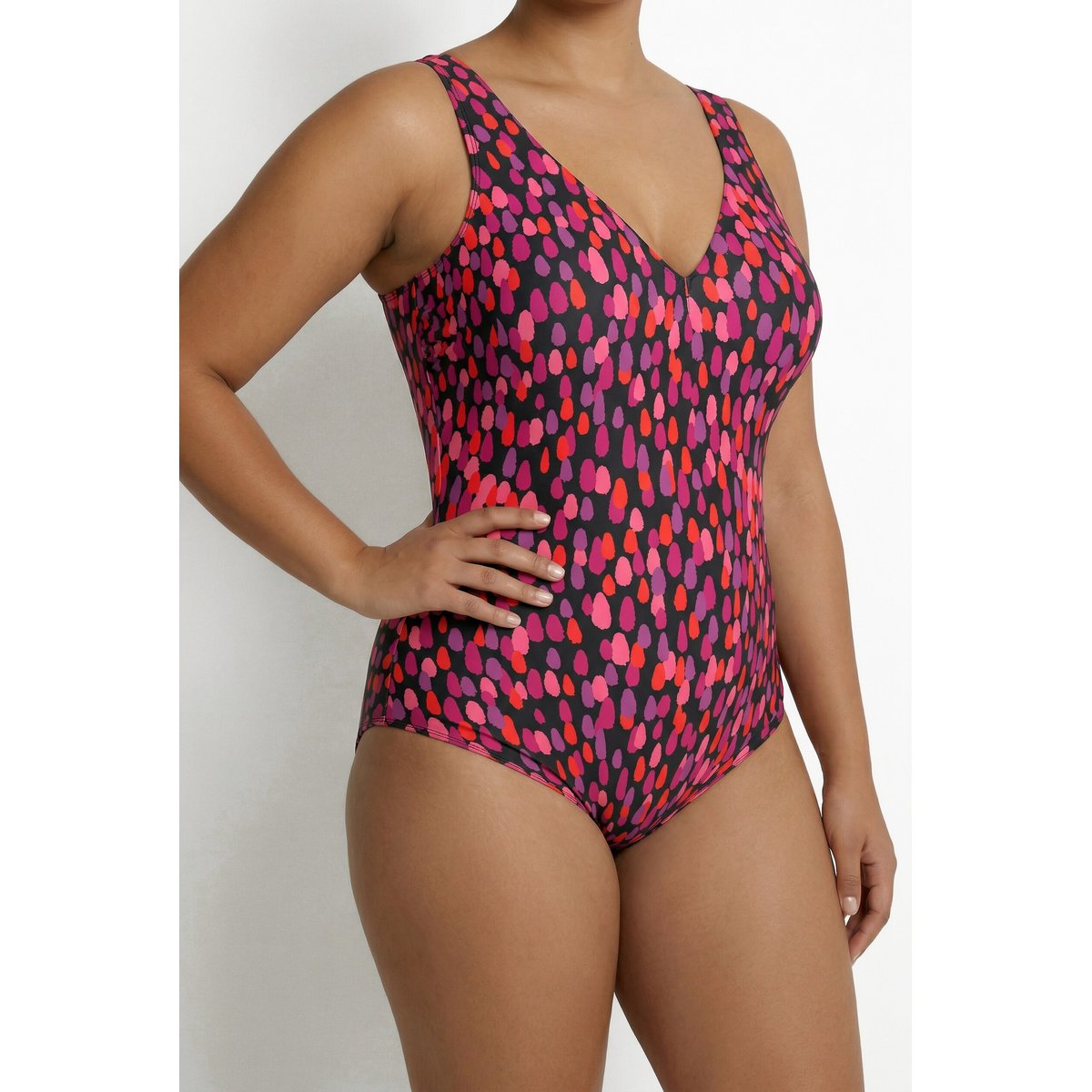 Maillot de bain avec bonnets souples orchidée, ULLA POPKEN