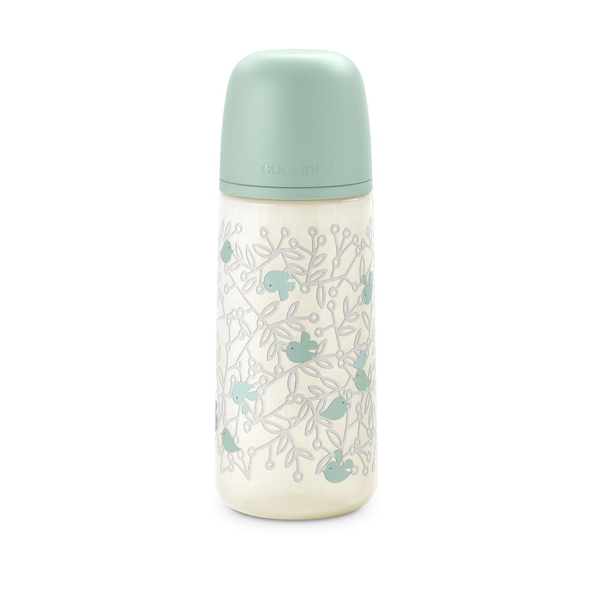 Biberon avec tétine SX Pro 360 ml débit L oisillons vert, SUAVINEX