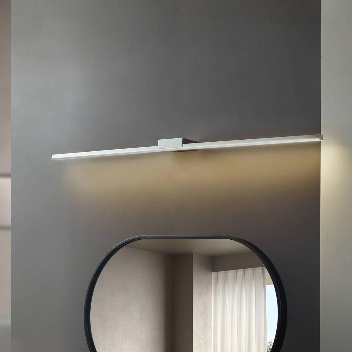 Applique en aluminium moderneLED, Kivana chrome, LUCANDE