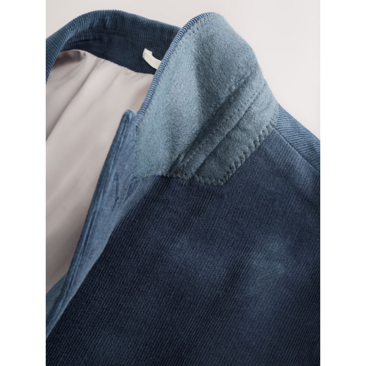 Veste de costume slim en velours côtelé bleu marine, NEXT