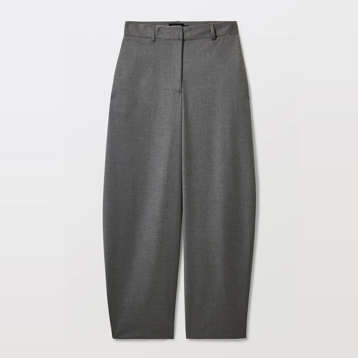 Pantalon large fluide uni robot, MONOPRIX