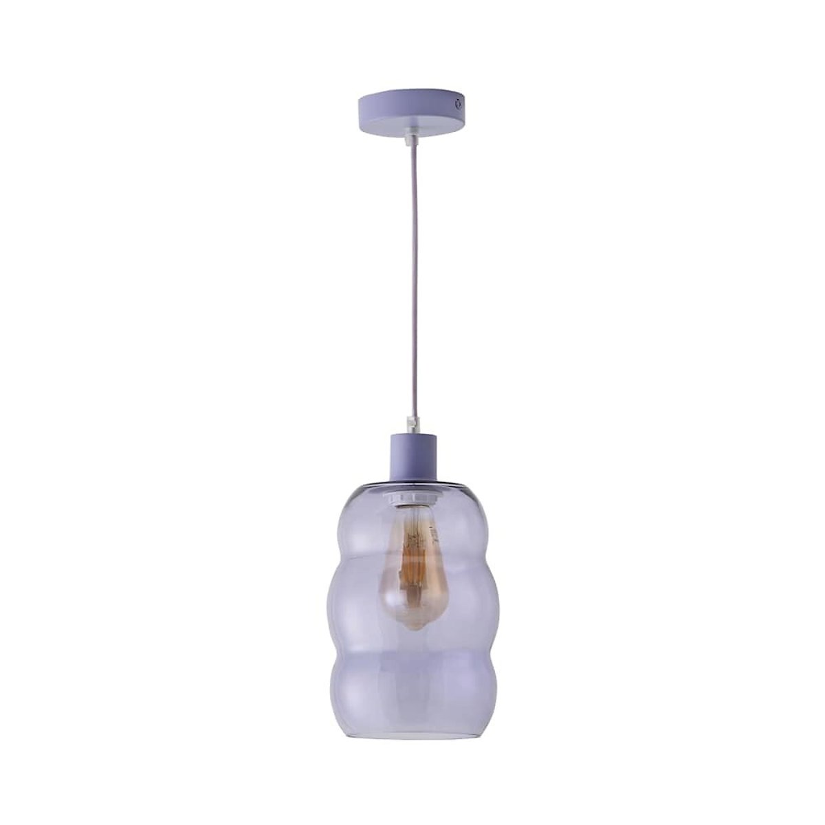 Lola Glass Bubble Pendant Light purple, SO'HOME