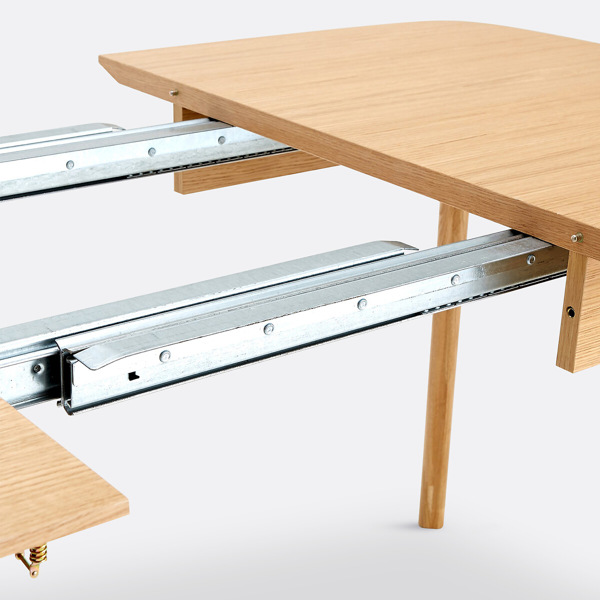 Table à manger, extensible, plaqué chêne, 4 à 10 couverts, BIFACE naturel, LA REDOUTE INTERIEURS
