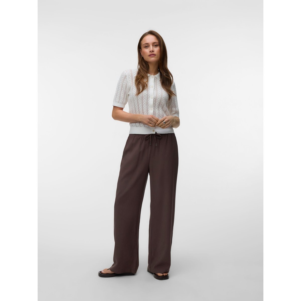 Pull En Maille snow white, VERO MODA