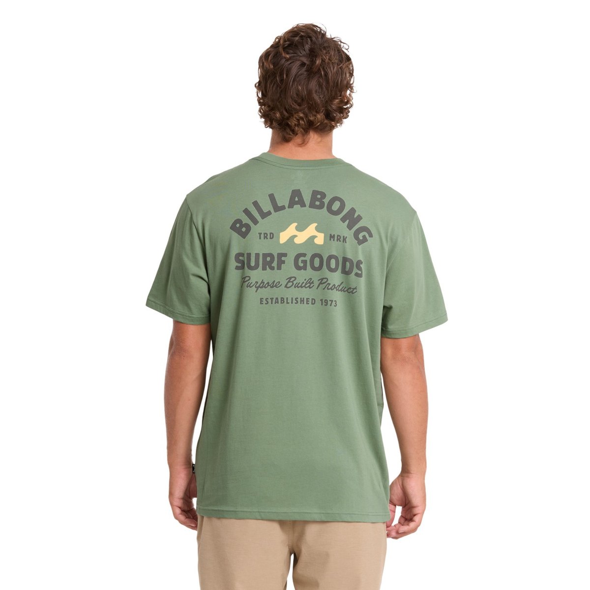 T shirt manches courtes FOUNDRY PREMIUM gris hedge green, BILLABONG