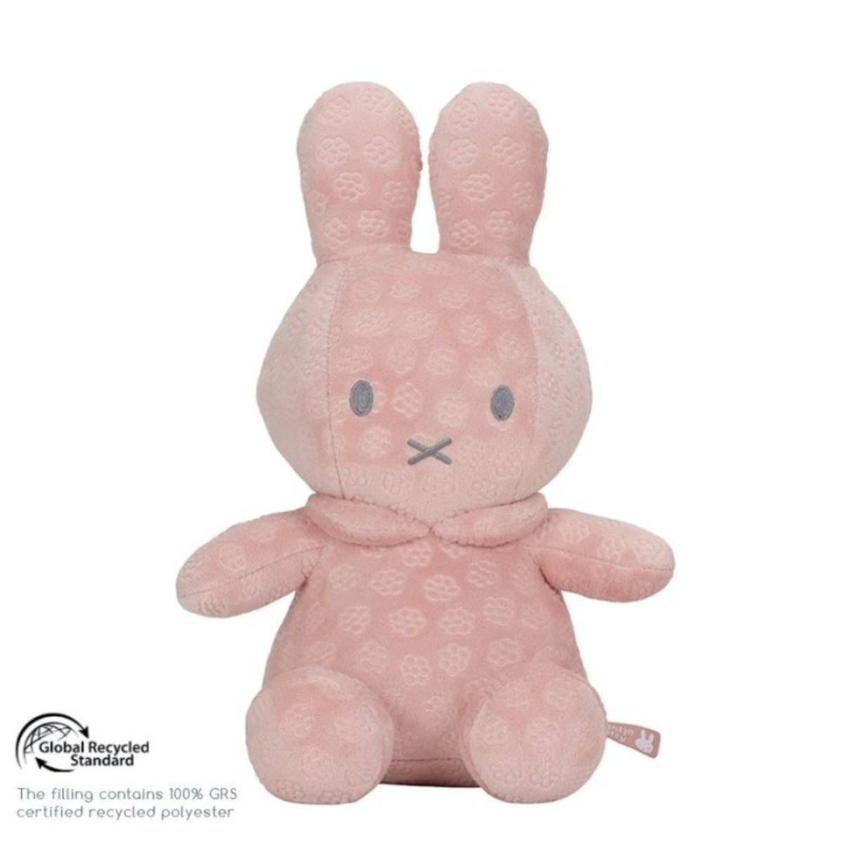Peluche Miffy - Flower - 30cm rose, PIOUPIOU ET MERVEILLES