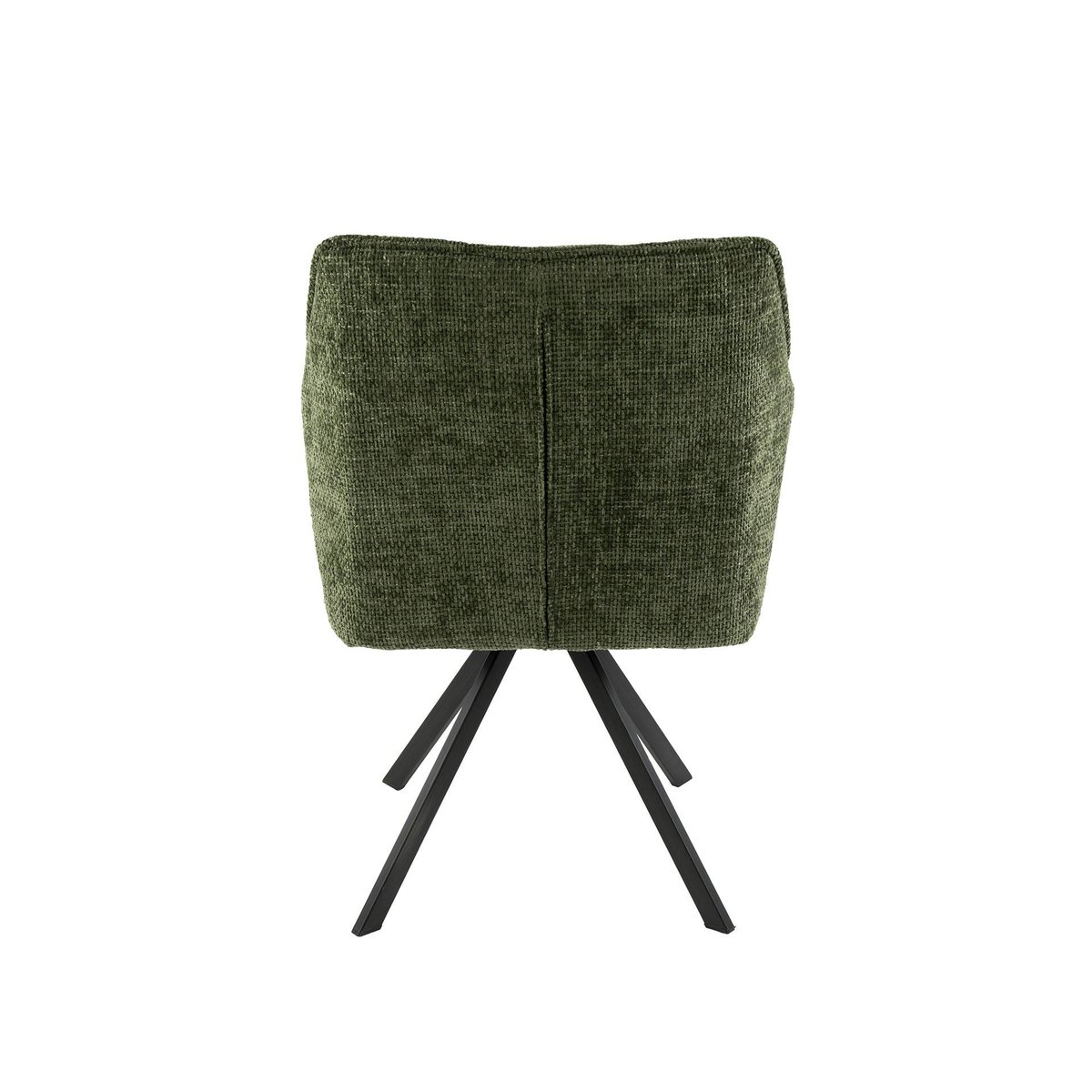 Fauteuil de table pivotant vert chiné (lot de 2) MELBOURNE vert, PIER IMPORT