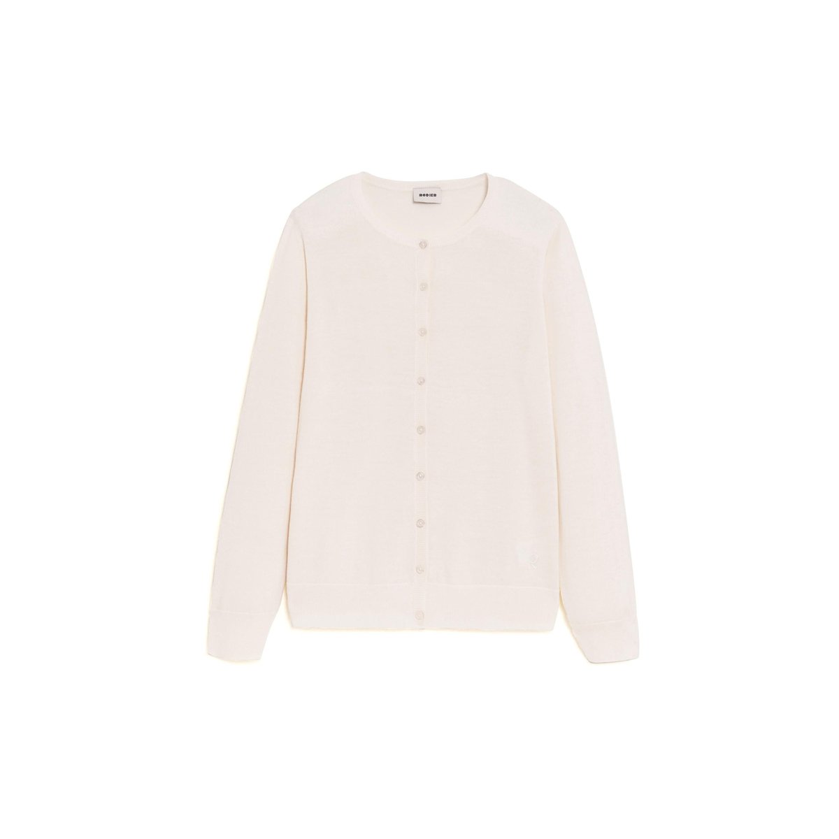 Cardigan en laine mérinos blanc, RODIER