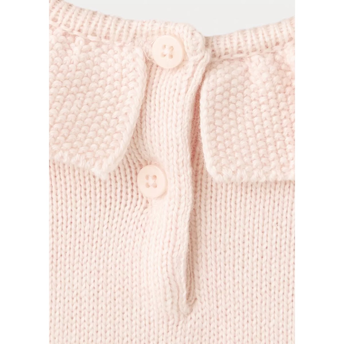 Pull-over maille coton rose clair, MANGO BABY