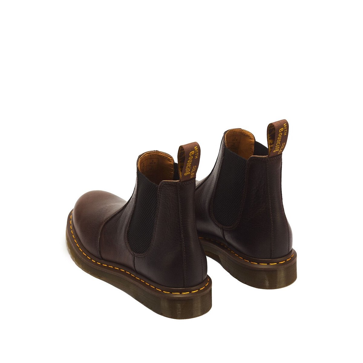 Stivaletti Chelsea 2976 in pelle Ambassador marrone scuro, DR. MARTENS