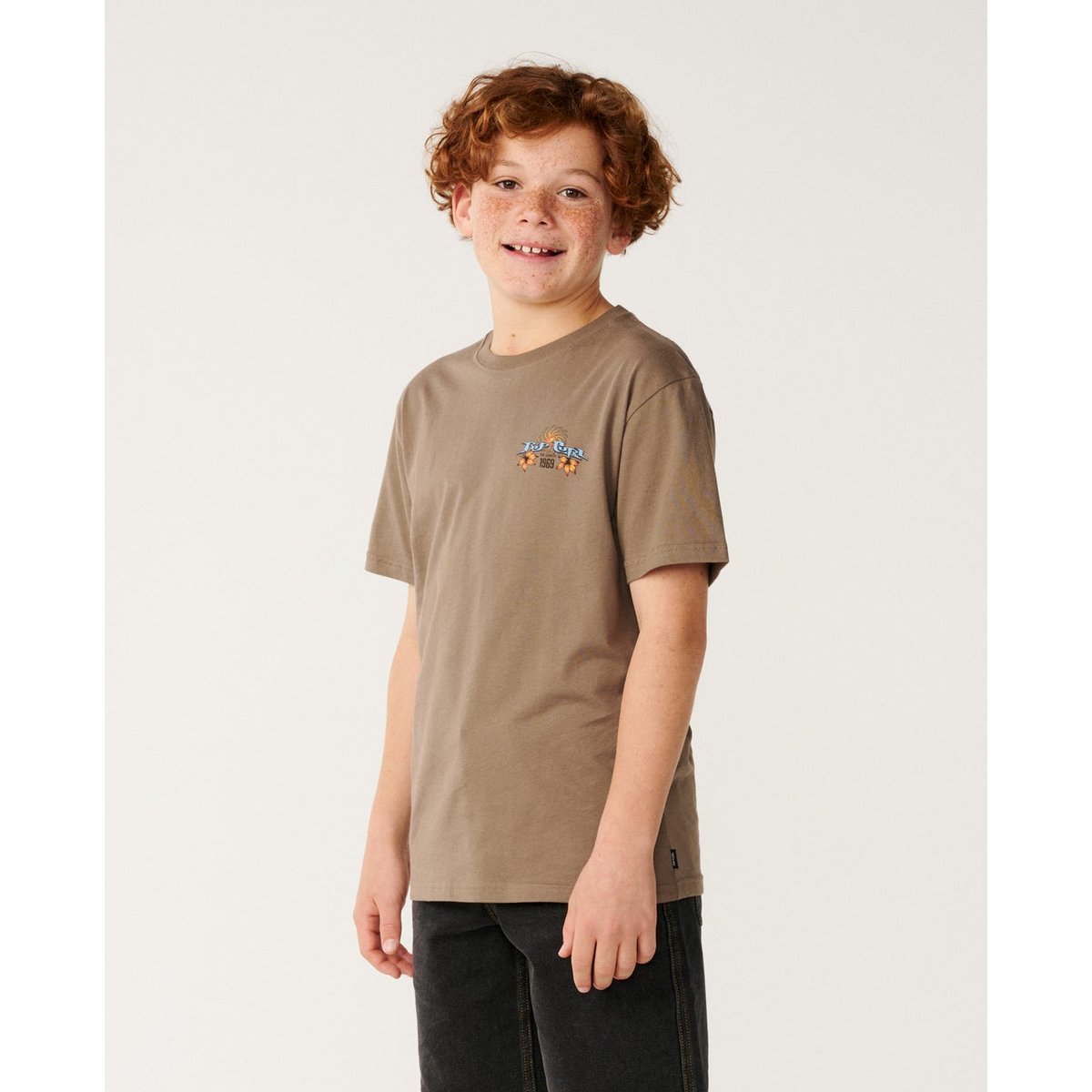 T-shirt enfant HAZED & TUBED walnut, RIP CURL