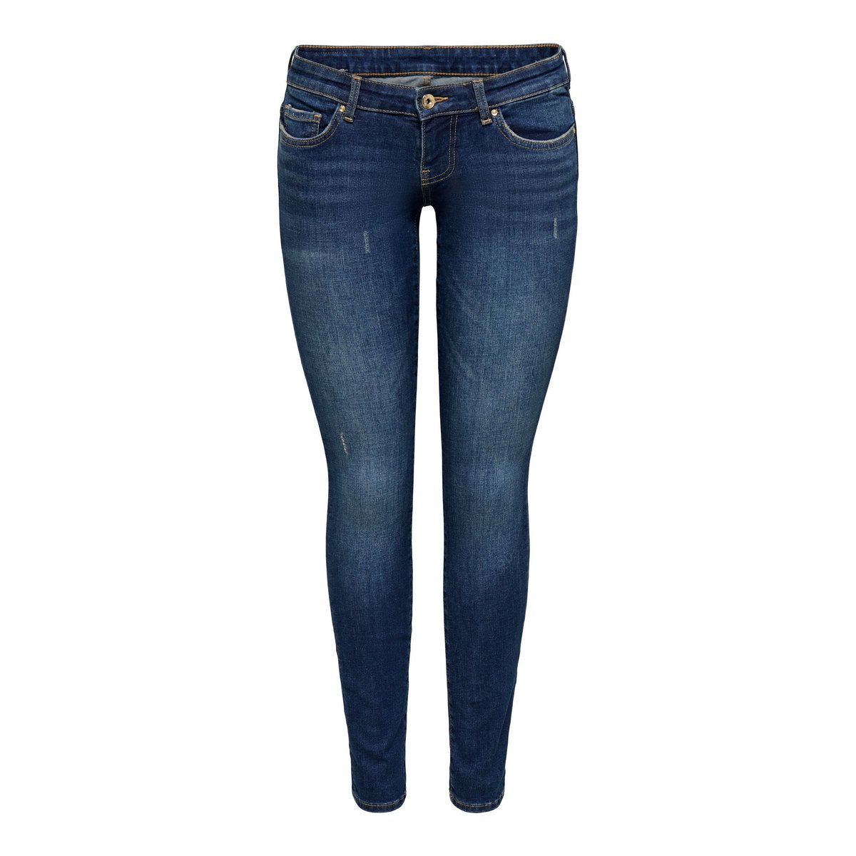 Jean Skinny dark blue denim, ONLY