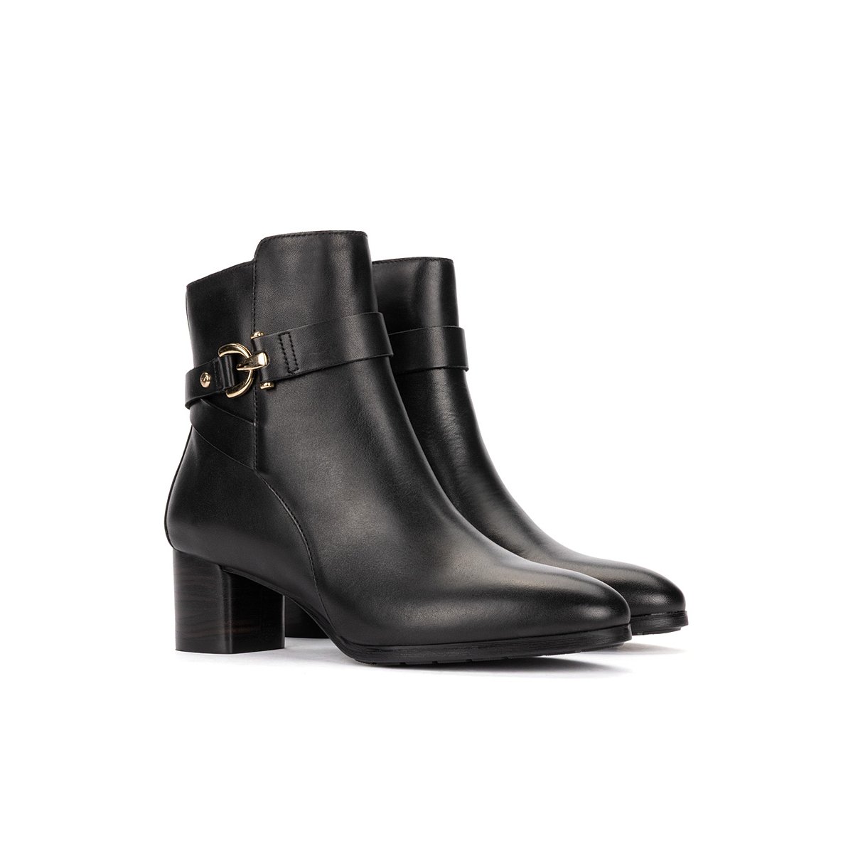 Bottines à talon cuir Calafat black, PIKOLINOS