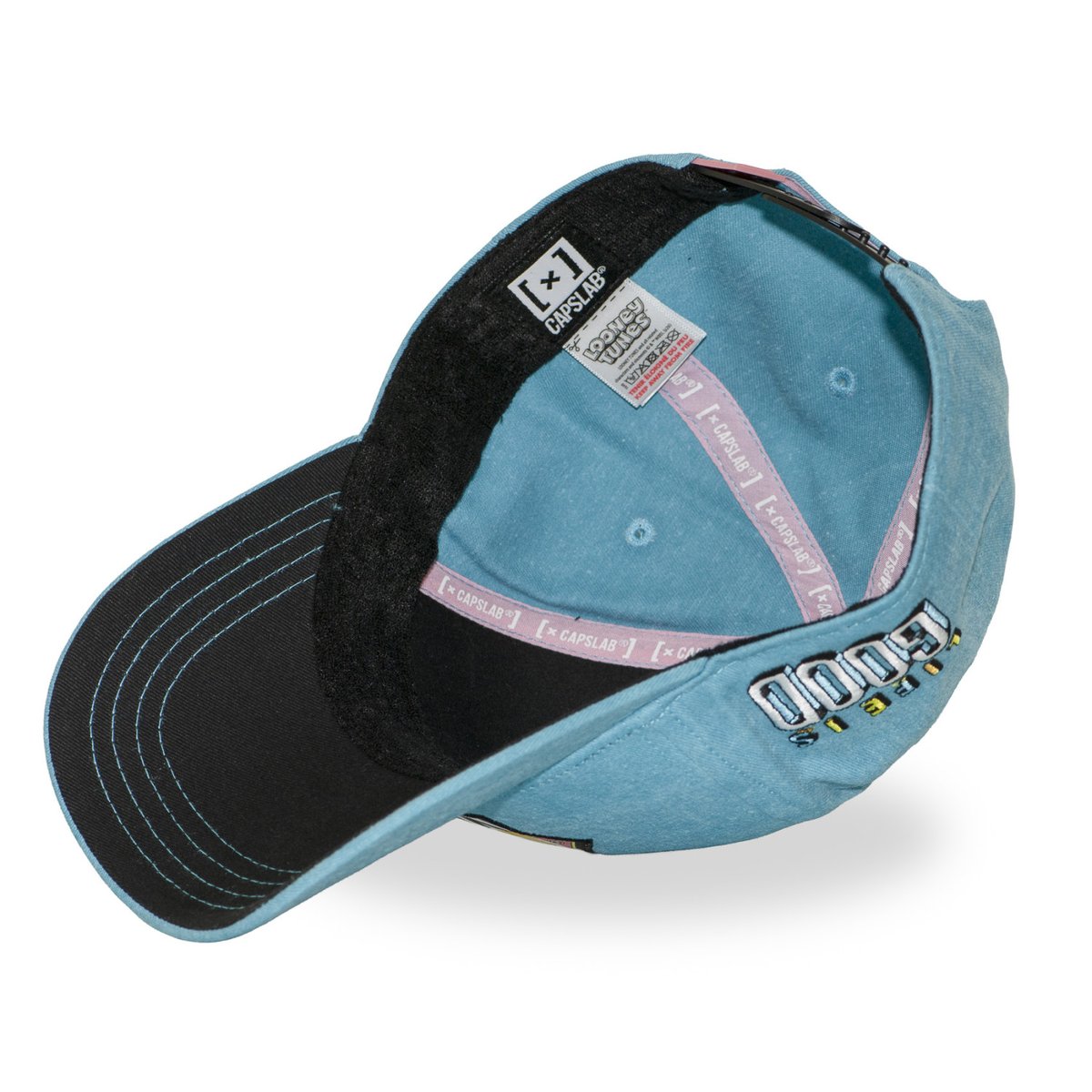 Casquette baseball Looney Tunes turquoise/noir/blanc/jaune/rose, CAPSLAB