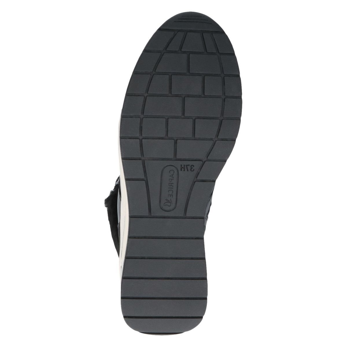 Bottine fourée noir mat, CAPRICE