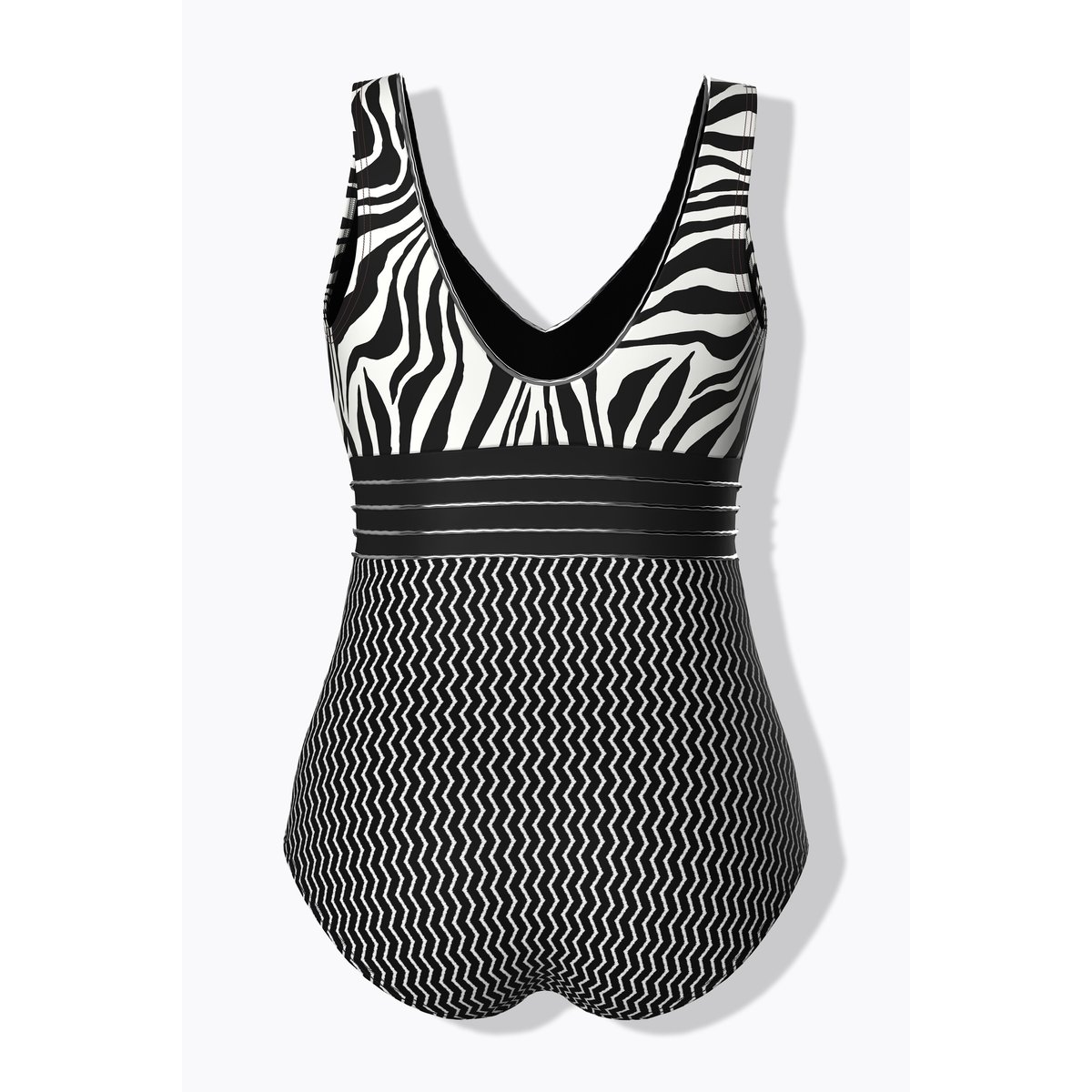 Maillot de bain avec bonnets souples noir, ULLA POPKEN
