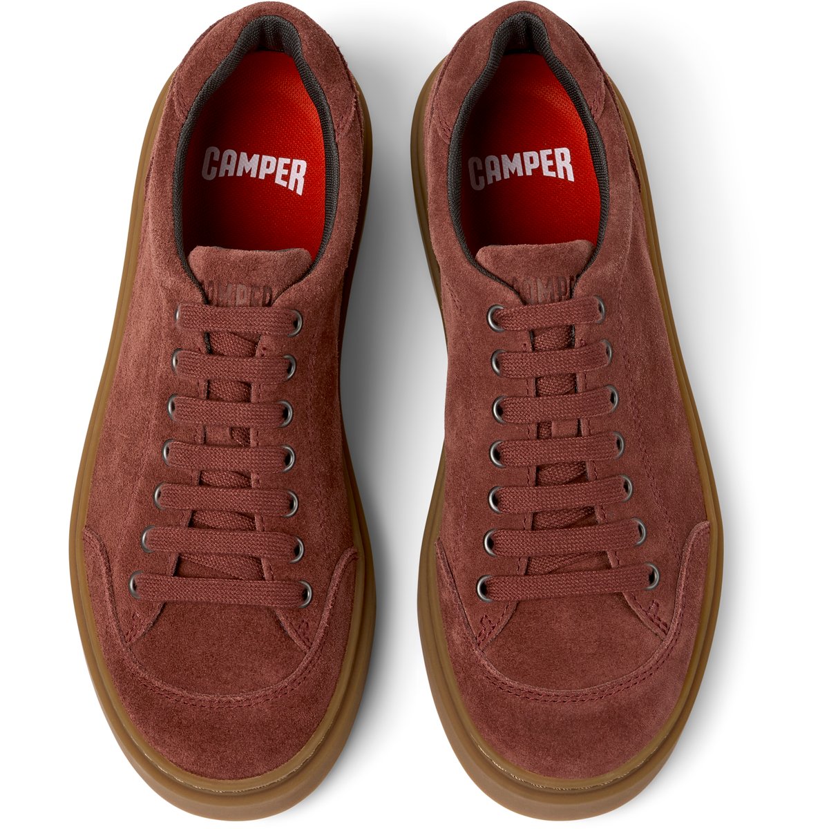 Baskets Runner Twentyfive Suede Leather bourgogne, CAMPER