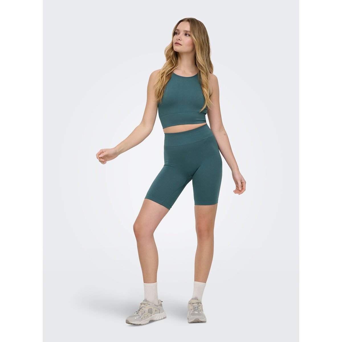 Short cycliste Jaia Life bleu canard, ONLY PLAY