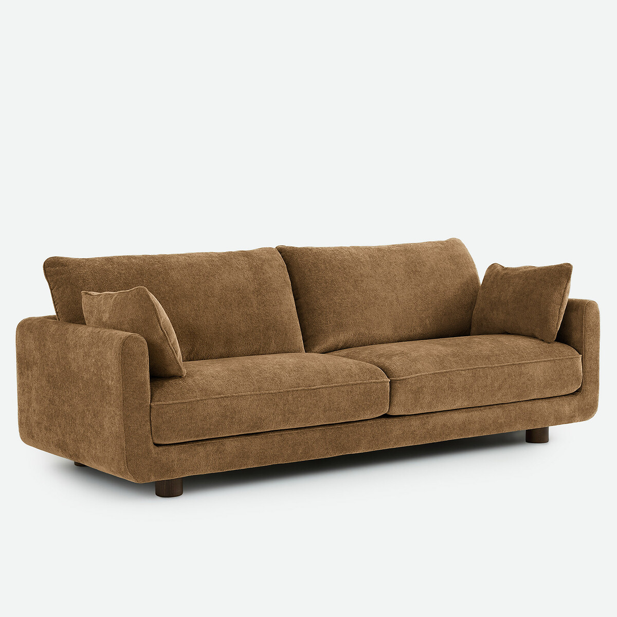 Sofá recto de 2, 3, 4 o 5 plazas en chenilla jacquard, EMILIO bronce , LA REDOUTE INTERIEURS
