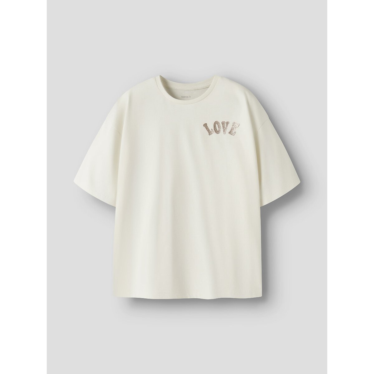 T-shirt manches courtes ecru, NAME IT